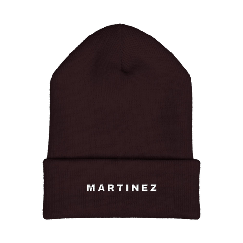 MARTINEZ Beanie - Brown - front