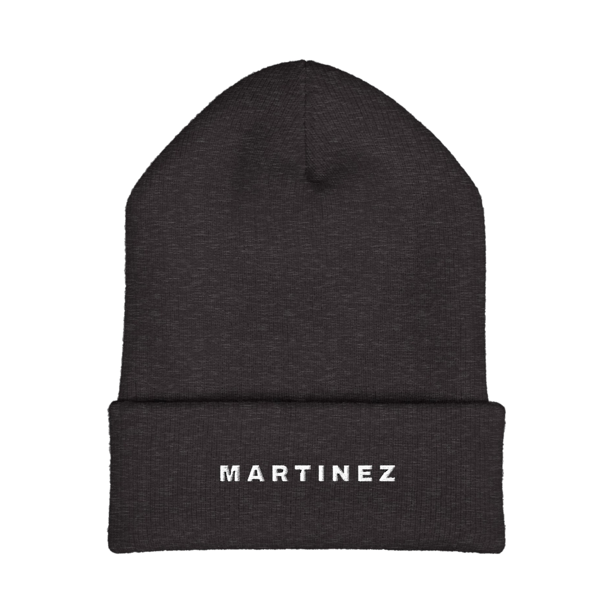 MARTINEZ Beanie - Dark Grey - front