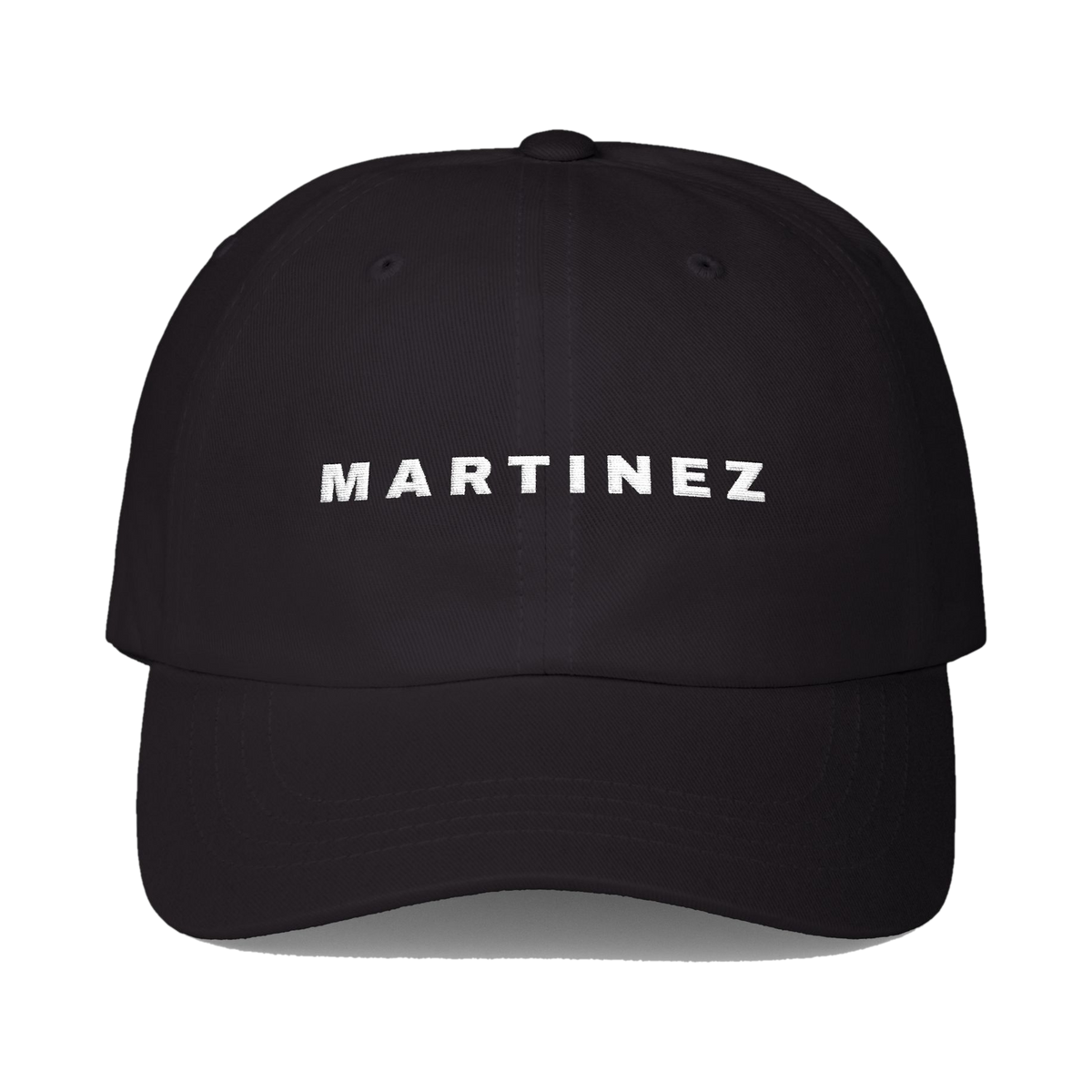 MARTINEZ Dad Hat - Black - front
