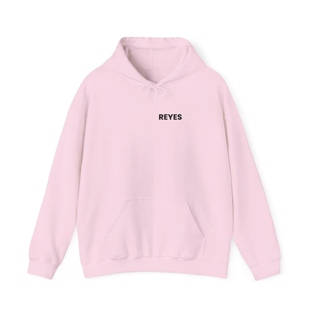 The Name Hoodie Light Pink front - REYES