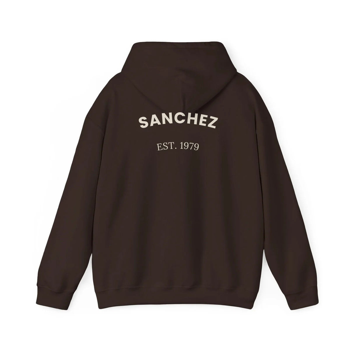 The Name Hoodie Dark Chocolate - SANCHEZ EST. 1979